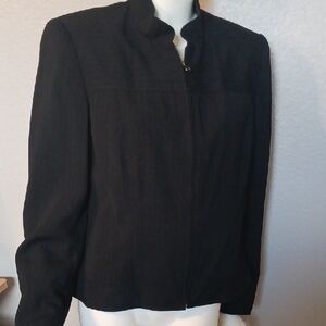 Morgan Miller Black and White Zippered Jacket